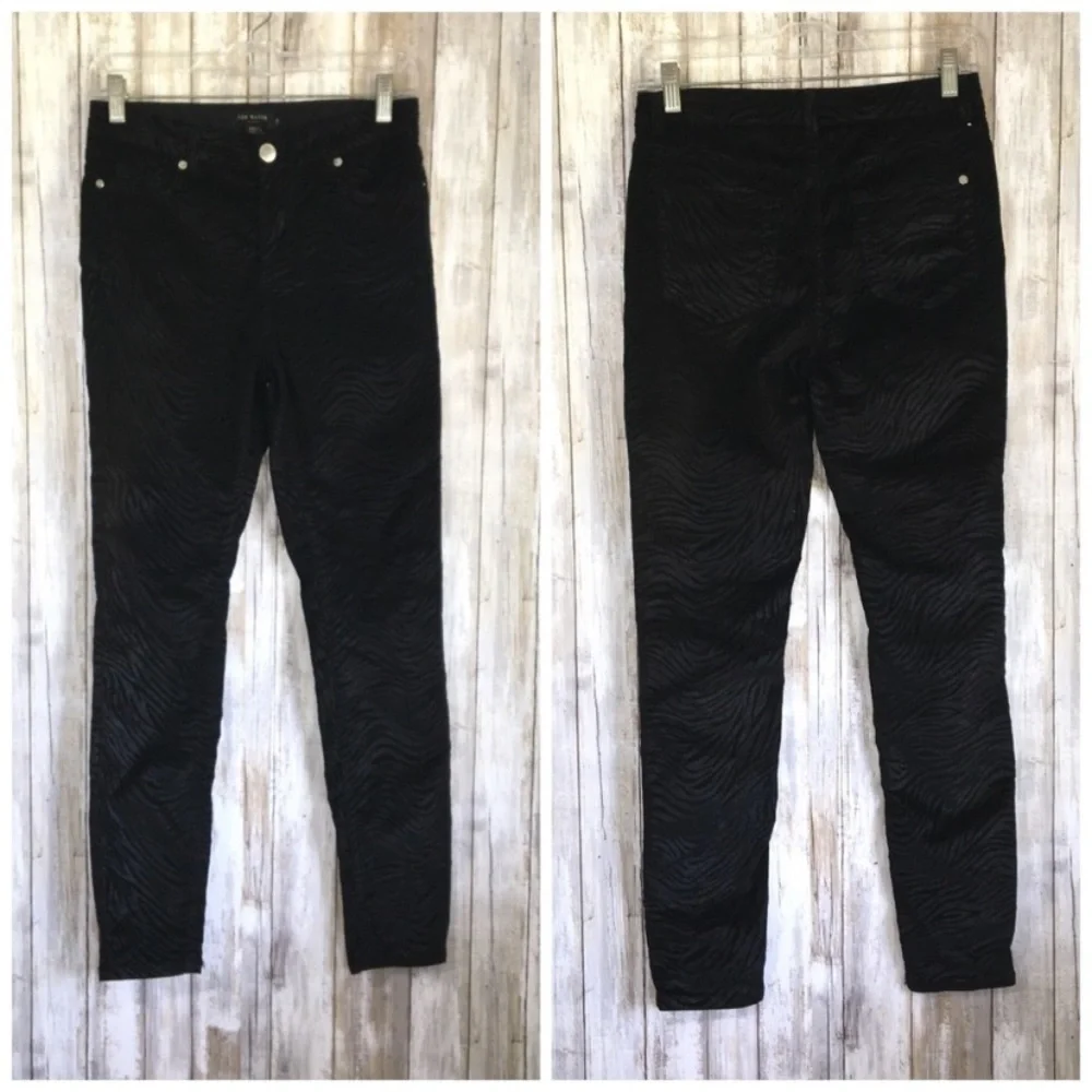 Ted Baker Black Tiger Skinny Pants - Picture 2 of 8